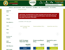Tablet Screenshot of barfers-wellfood.de